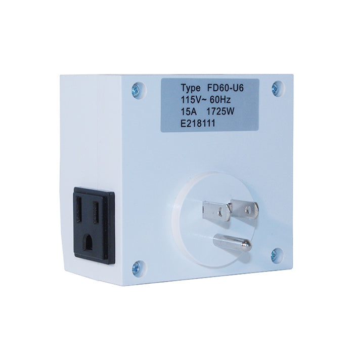 Covert 7-Day Grounded Dual Outlet Digital Timer, 120V