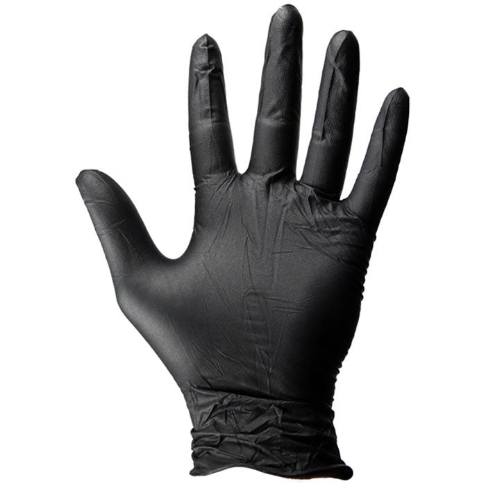 Dirt Defense Black Nitrile Gloves 6 mil