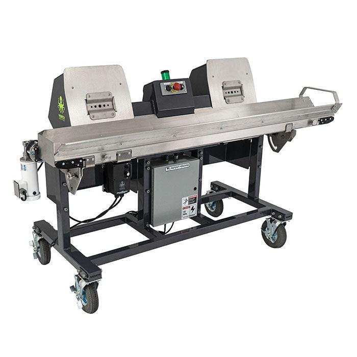 Munch Machine Integrated Conveyor for Double Bucker - Left Feed (Conveyor Only)
