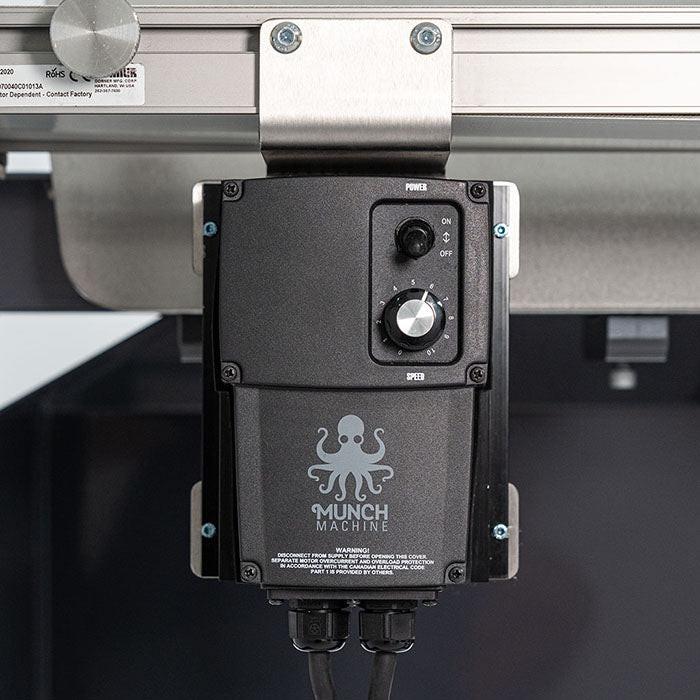 Munch Machine Integrated Conveyor for Double Bucker - Right Feed (Conveyor Only)