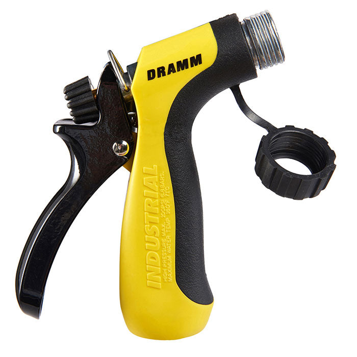Dramm Industrial Hot Water Pistol Nozzle, Yellow