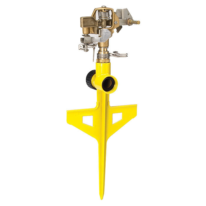 Dramm ColorStorm Stake Impulse Sprinkler, Yellow
