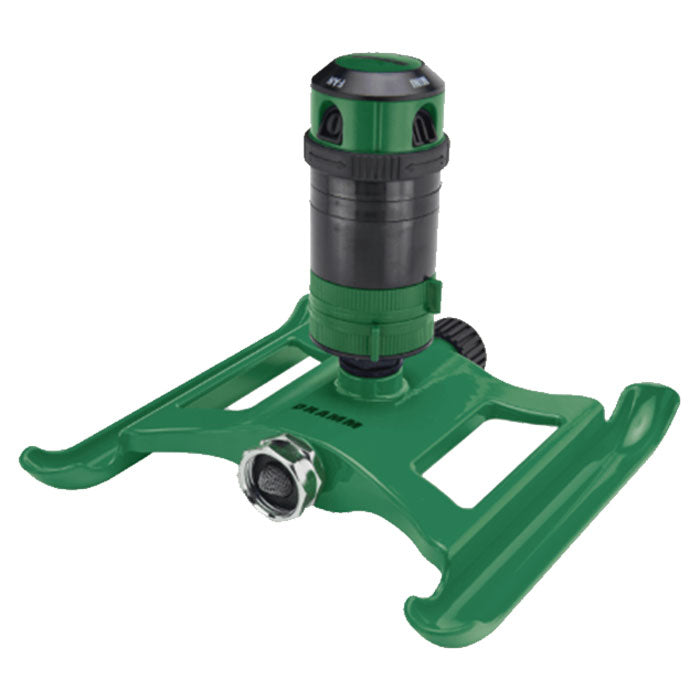 Dramm ColorStorm 4 Pattern Head Gear Drive Sprinkler, Green