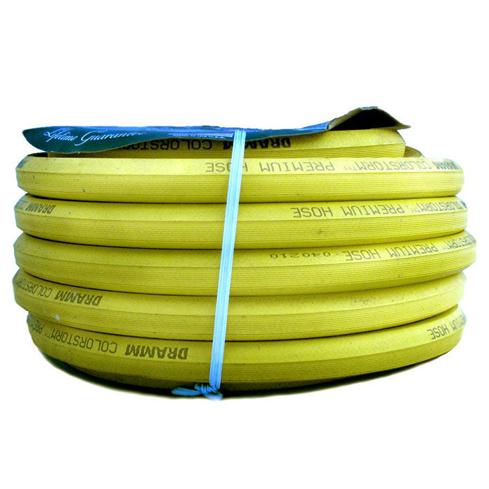Dramm ColorStorm Premium Yellow Rubber Hose, 5/8 in x 75 ft