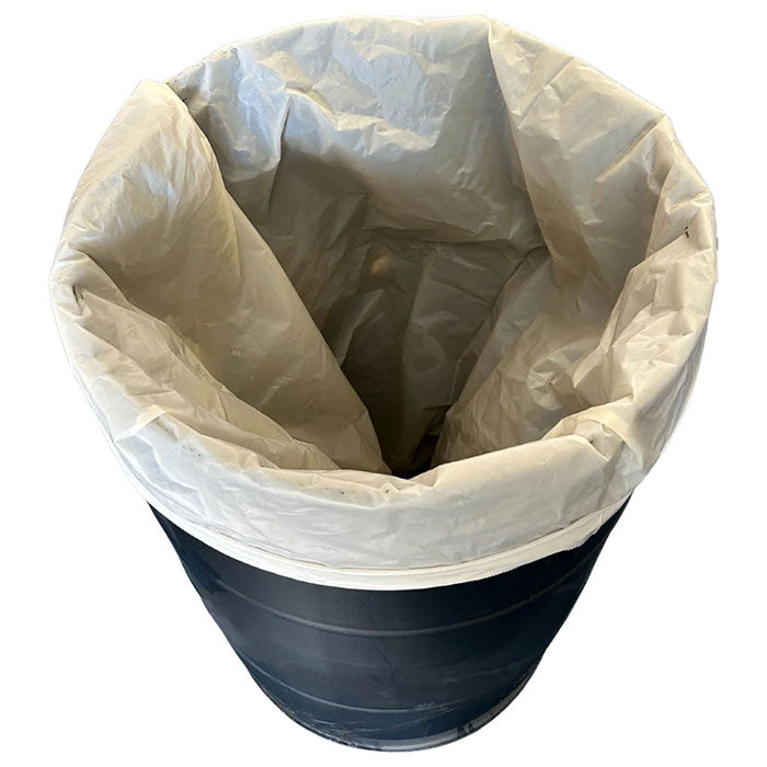 454 Bags BioPlastic Drum Liner, 55 Gallon 36 Inch x 54 Inch, Clear - Pack of 30