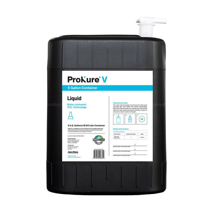 Prokure Black Container, 5 Gallon