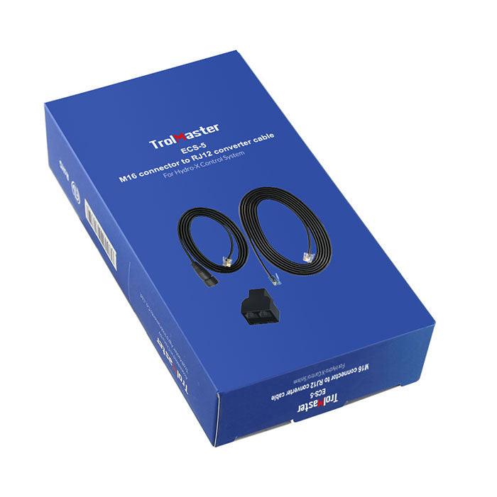 TrolMaster Hydro-X RJ12 to M16 PushLock Waterproof Connector