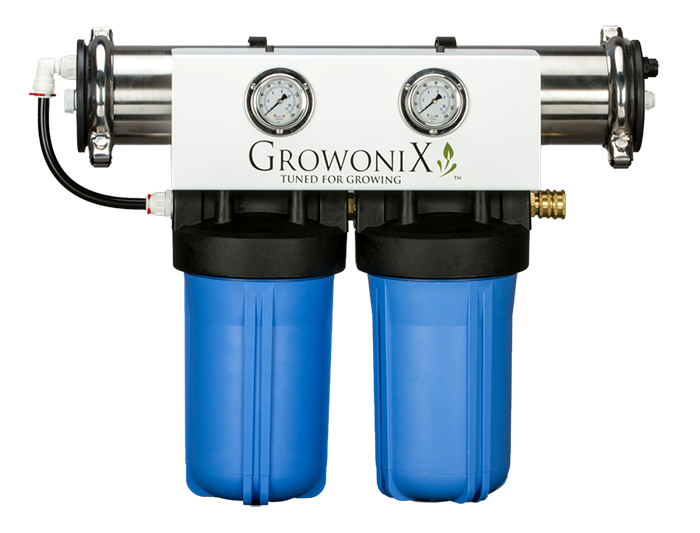 GrowoniX EX1000 - 1000GPD Reverse Osmosis Filtration System with KDF/CAT Premium Carbon Filter