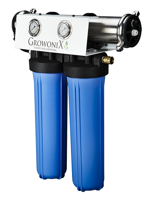 GrowoniX EX1000-T - 1000 GPD Reverse Osmosis Filtration System with Tall Filters