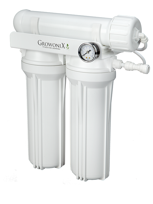 GrowoniX EX200 - 200 GPD Reverse Osmosis Filtration System with KDF/CAT Premium Carbon Filter