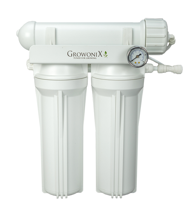 GrowoniX EX200 - 200 GPD Reverse Osmosis Filtration System with KDF/CAT Premium Carbon Filter