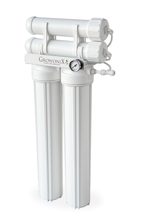 GrowoniX EX400-T - 400 GPD Reverse Osmosis Filtration System with Tall Filters with KDF/CAT Premium Carbon Filter