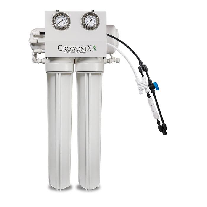 GrowoniX EX800-HF - 870 GPD Reverse Osmosis Filtration System with Tall Filters and KDF/CAT Premium Carbon Filter