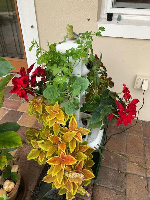 ExoTower 16 Plant Hydroponic Garden Tower