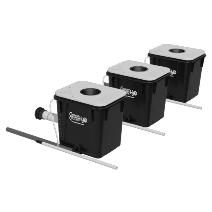 Current Culture 3-Site Multi-Mod Expansion Kit for Under Current Evolution XL with One-Site Lids (1 x 8" Net Pot)