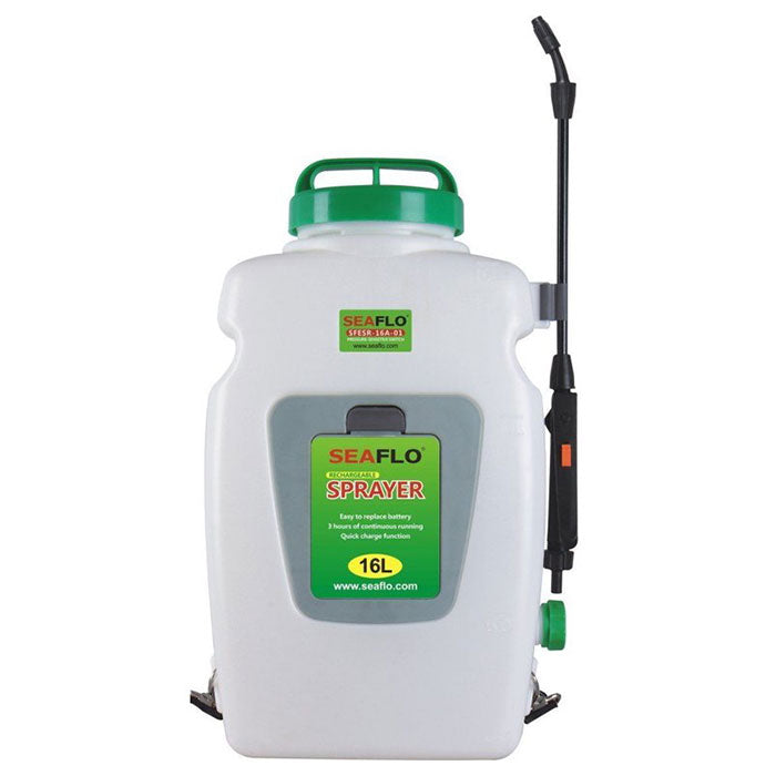 SEAFLO Electric Backpack Sprayer, 0.7 GPM, 4.2 Gallon