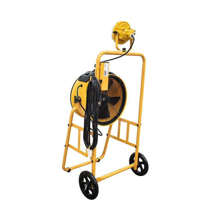 XPOWER FA-300K6 Mobile Cooling Fan & Light Kit, 2100 CFM, Yellow