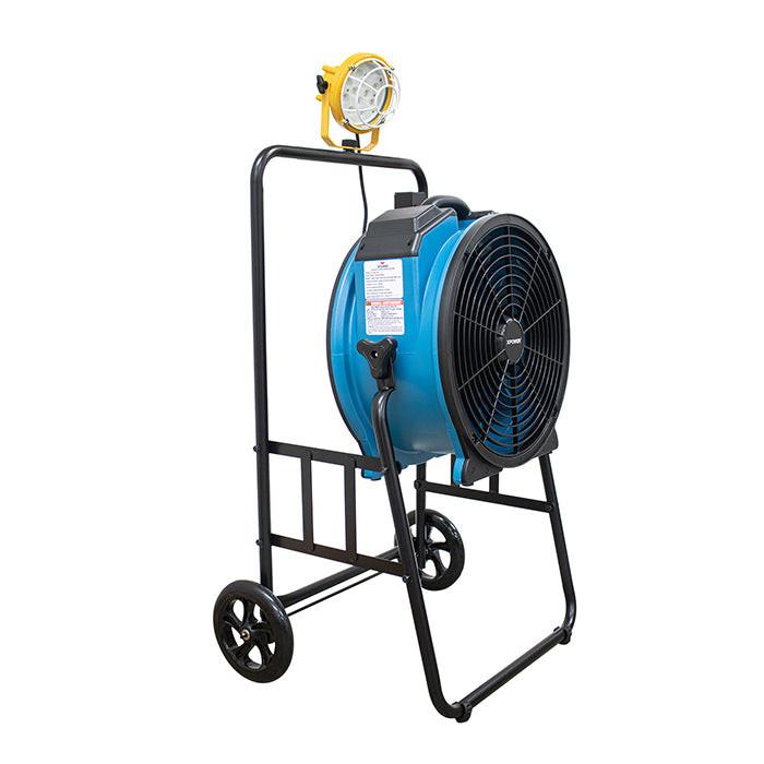 XPOWER FA-420K6 Mobile Cooling Fan & Light Kit, 3600 CFM, Blue