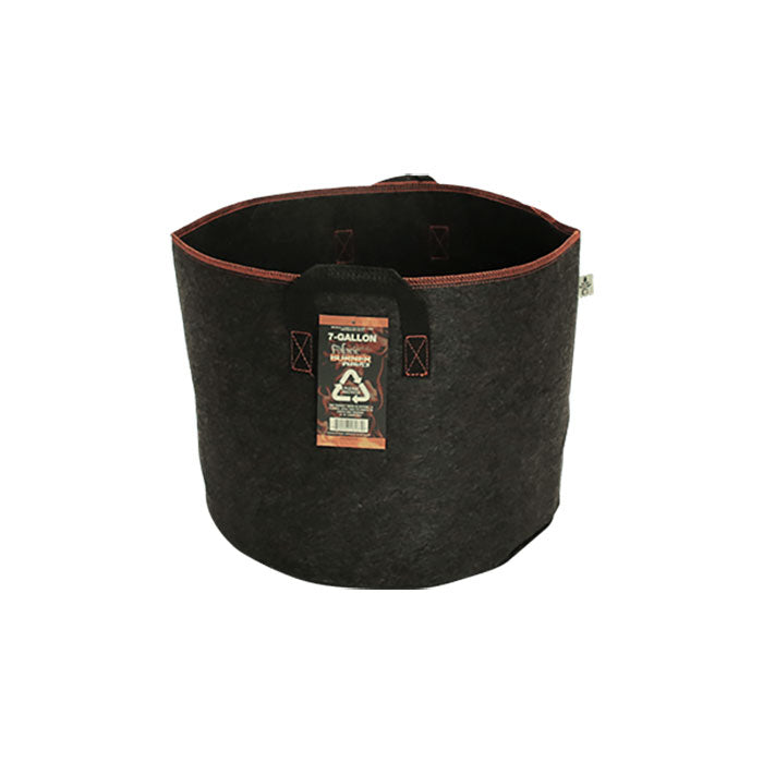 Spring Pot Burner 7 Gallon Fabric Pot with Handles, Black - Case of 120