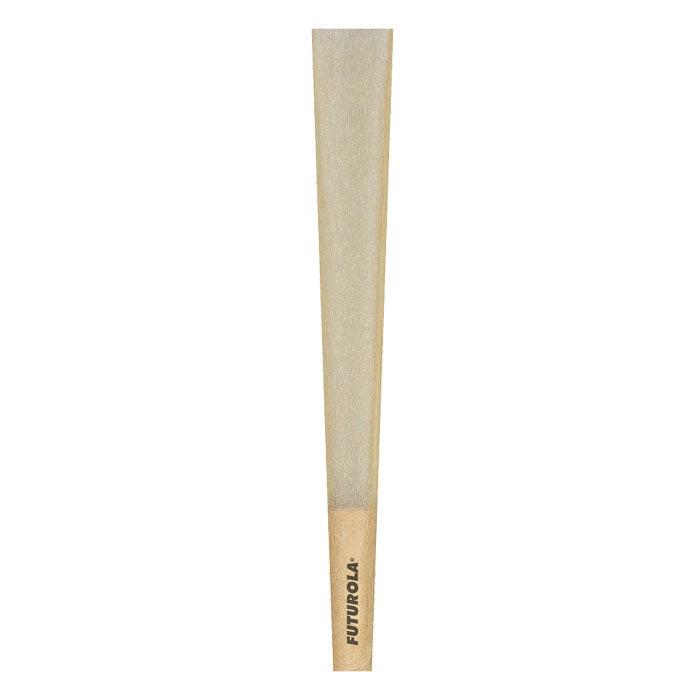 Futurola Fatboy Size 120/30 Dutch Brown Pre-Rolled Cone with Non-Printed Tip - Case of 2688