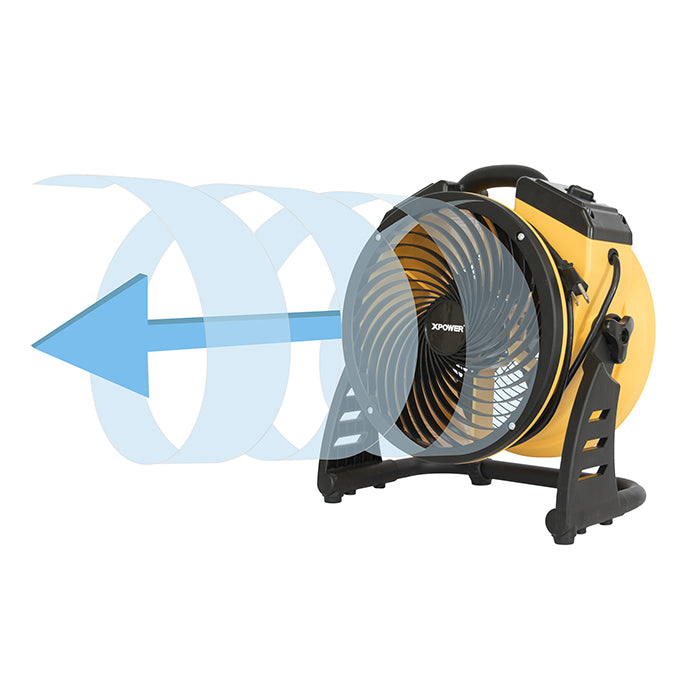 XPOWER FC-100 Multipurpose Pro Air Circulator Utility Fan, 11 Inch