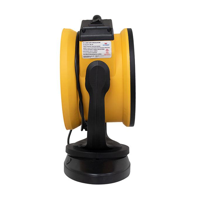 XPOWER FC-100S Oscillating Pro Air Circulator Utility Fan, 11 Inch