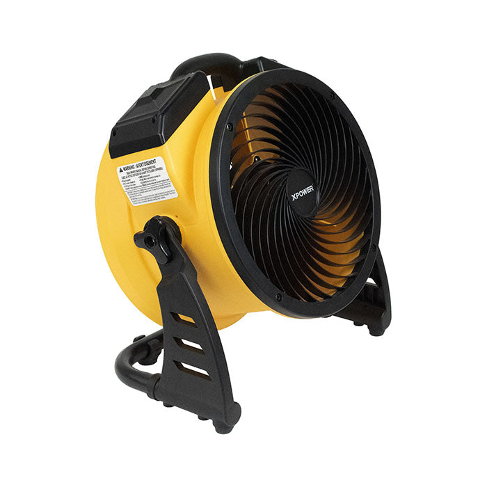 XPOWER FC-125B Rechargeable Cordless Fan, 900 CFM