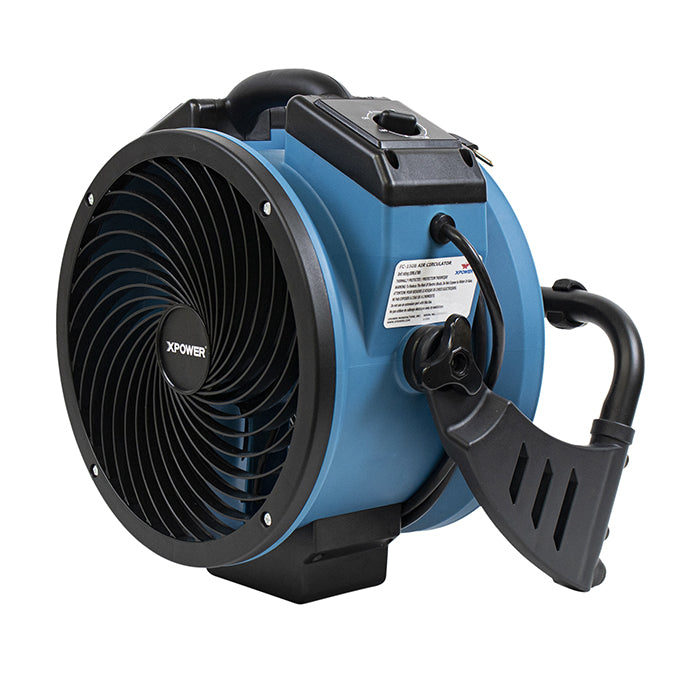 XPOWER FC-150B Dual Power Rechargeable Fan, 1000 CFM