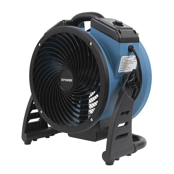 XPOWER FC-150B Dual Power Rechargeable Fan, 1000 CFM