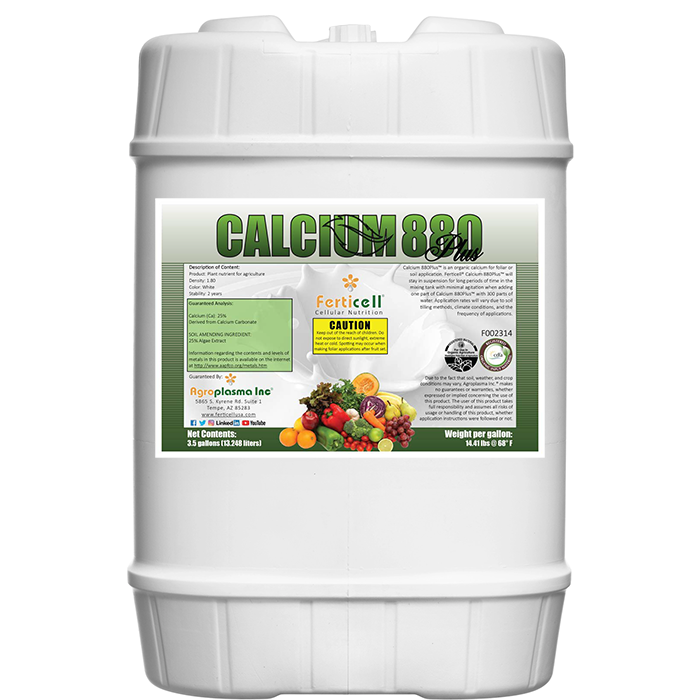 Ferticell Organic Calcium 880 Plus, 3.5 Gallon