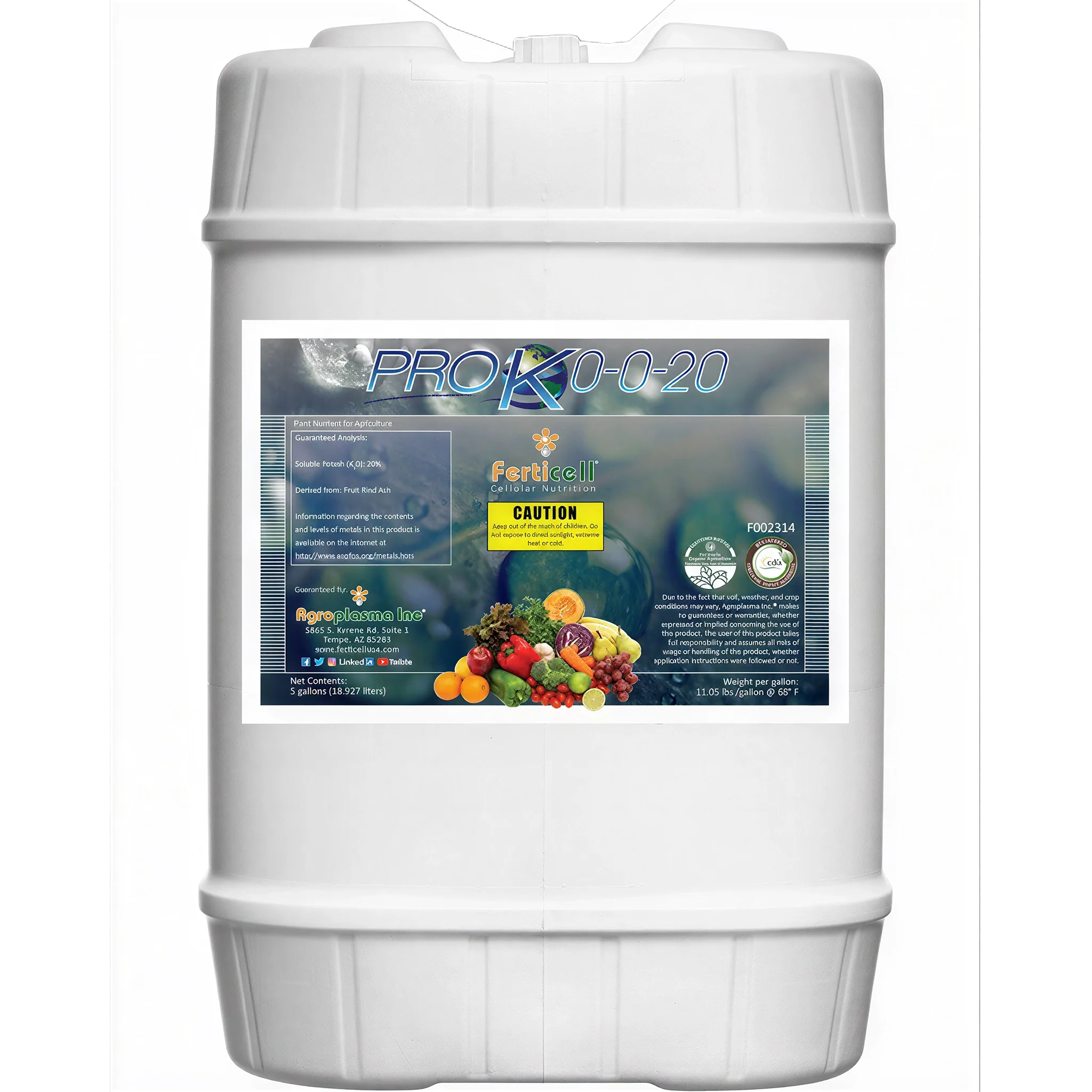 Ferticell Organic Pro K 0-0-20