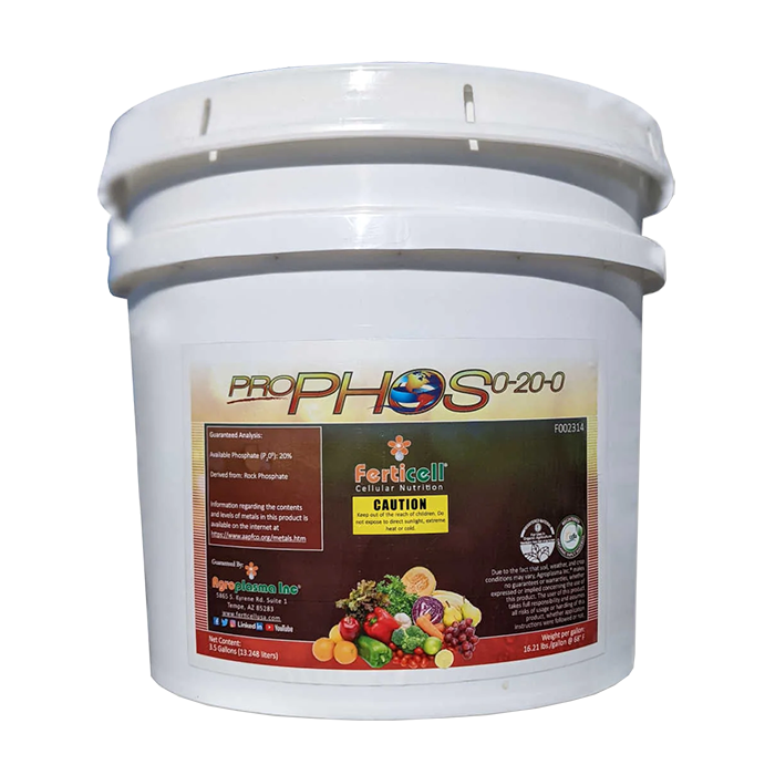 Ferticell Organic Pro Phos 0-20-0, 3.5 Gallon