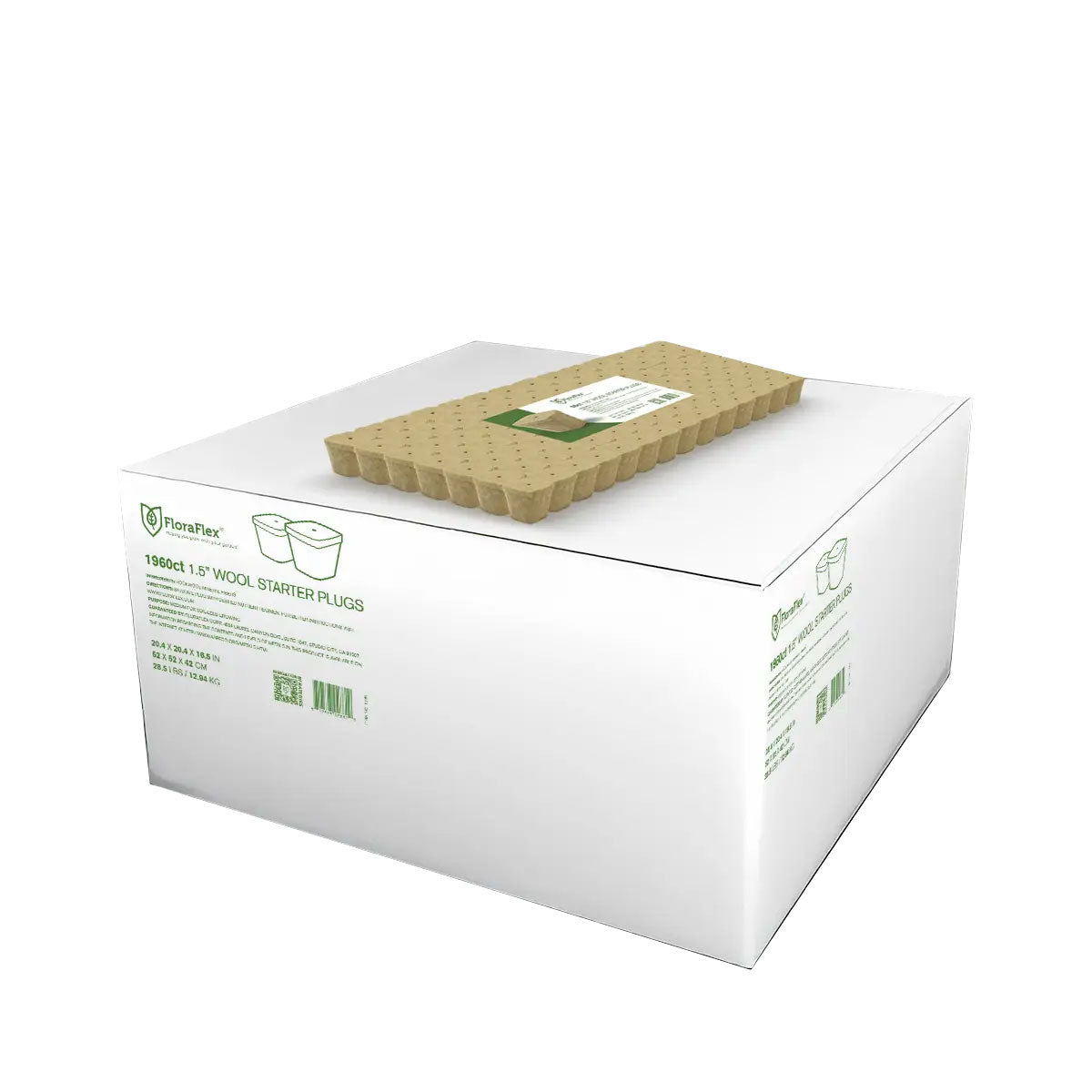 FloraFlex Wool 1.5" Propagation Plugs