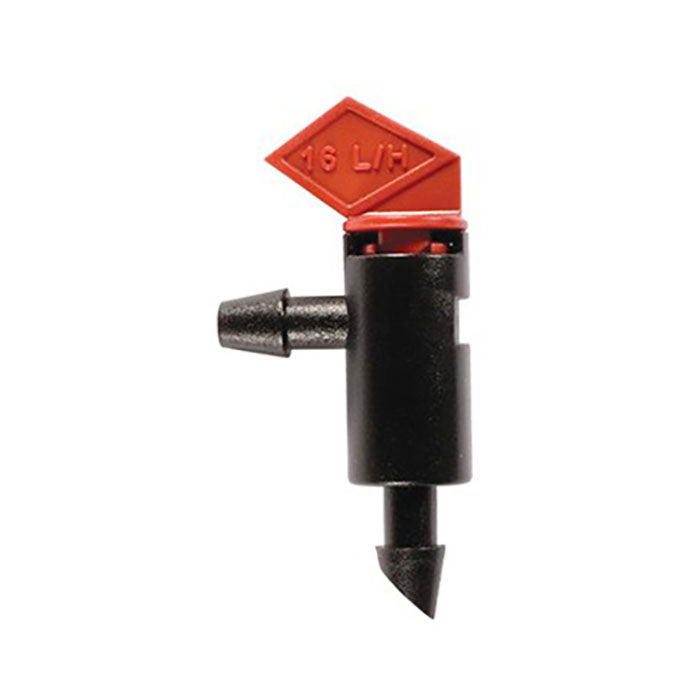 DIG Self-Tapping Flag Drip Emitter with Barbed Inlet And Outlet, Red, 4 GPH - Pack of 600