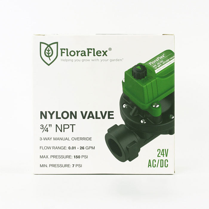 FloraFlex Nylon Valve 2.0, 3/4 Inch