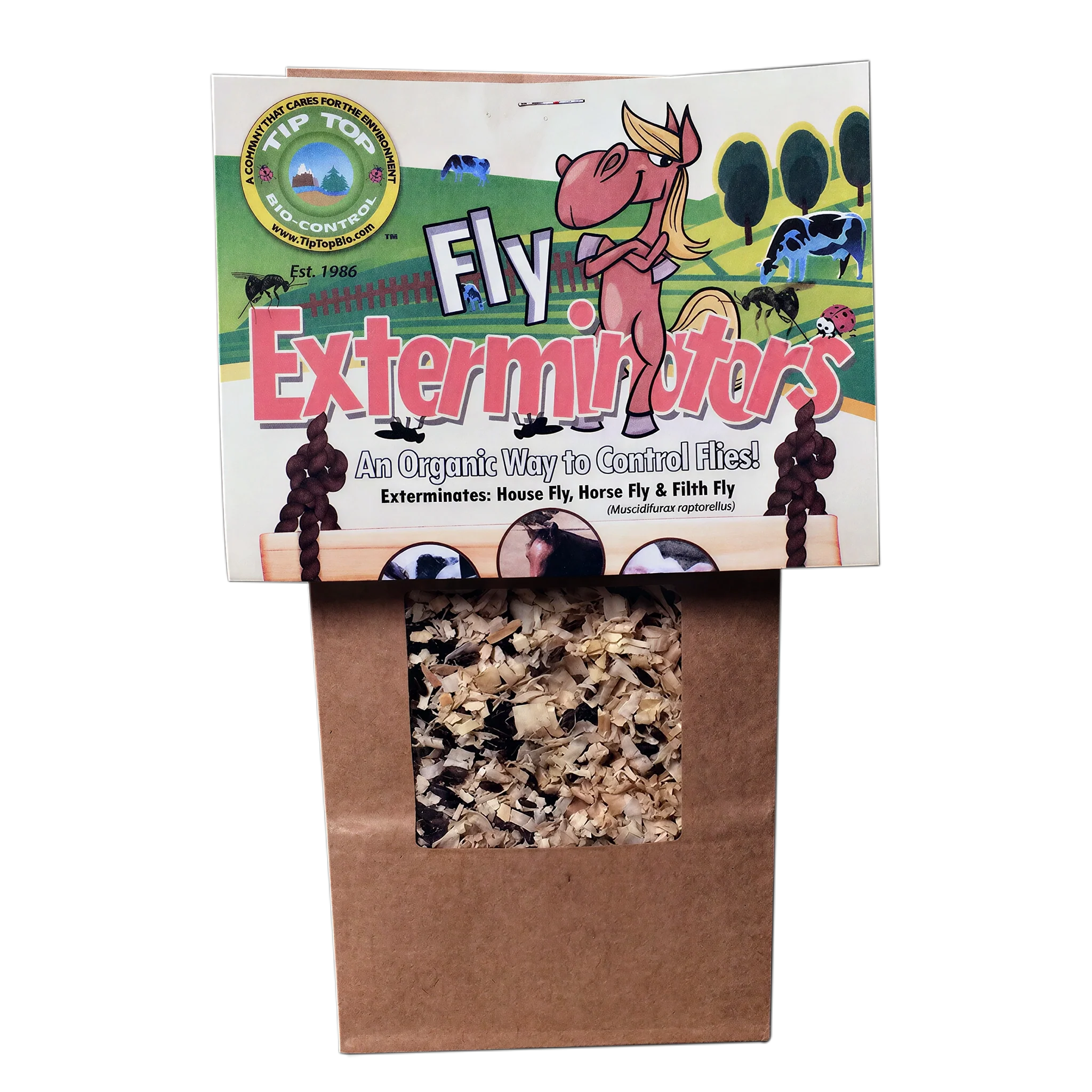 Tip Top Bio-Control Fly Exterminator Beneficial Parasitic Wasps
