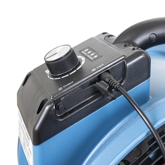 XPOWER FM-65B Battery Powered Misting Fan, 900 CFM