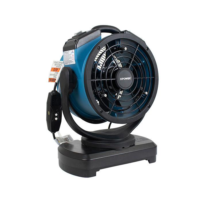 XPOWER FM-68W Oscillating Misting Fan with Built-In Water Pump, 1000 CFM
