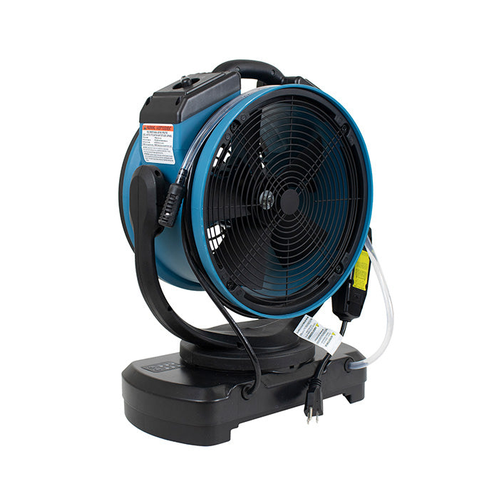 XPOWER FM-68W Oscillating Misting Fan with Built-In Water Pump, 1000 CFM