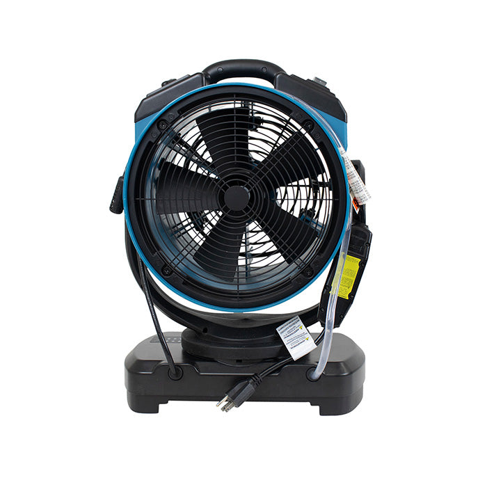 XPOWER FM-68W Oscillating Misting Fan with Built-In Water Pump, 1000 CFM