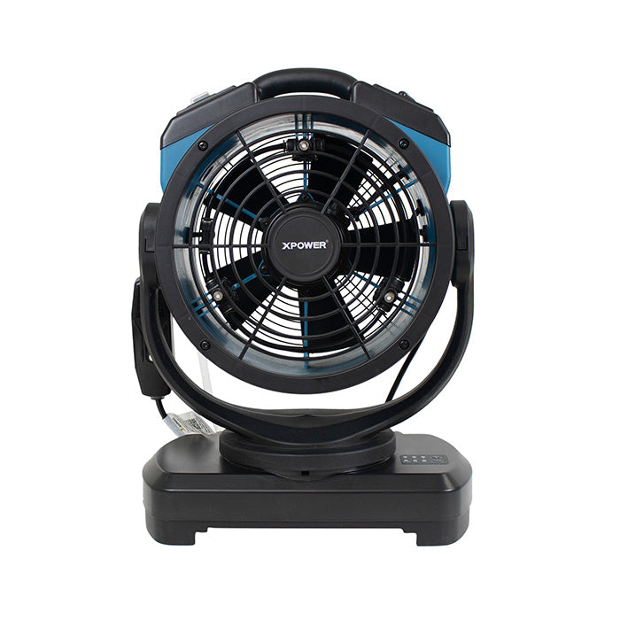 XPOWER FM-68W Oscillating Misting Fan with Built-In Water Pump, 1000 CFM