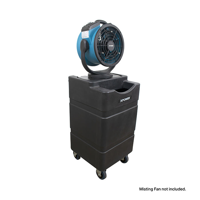 XPOWER WT-90 Mobile Water Reservoir Tank for FM-68W & FM-88W Misting Fan, 90 Liter