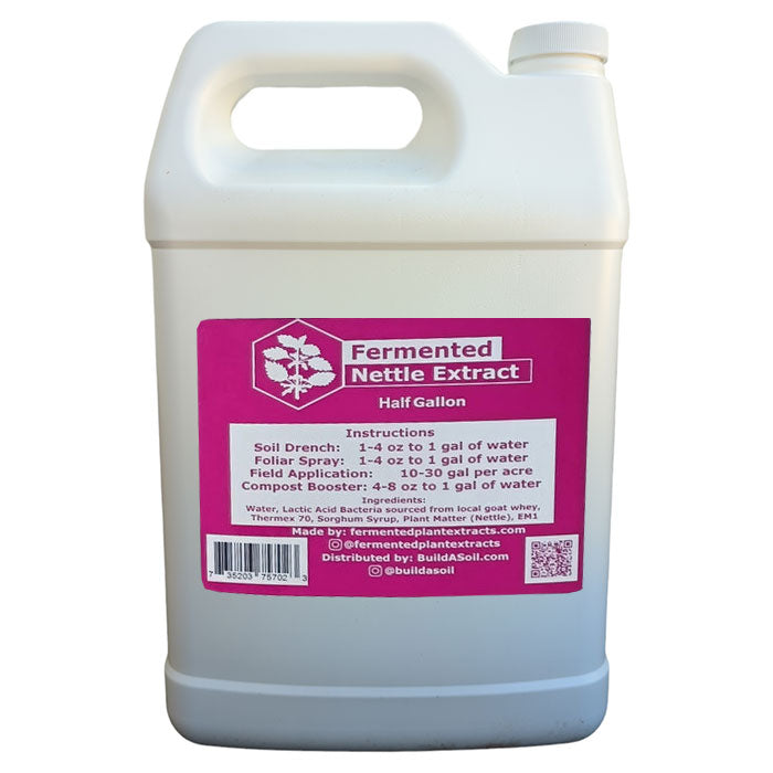 Fermented Plant Extracts Fermented Nettle Extract, 1/2 Gallon