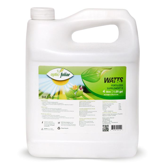 Optic Foliar Watts, 4 Liter