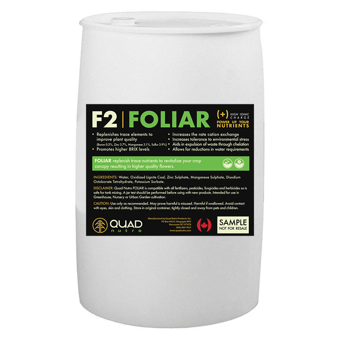 Quad Nutro F2 Foliar Fulvic Acid - 205 Liter