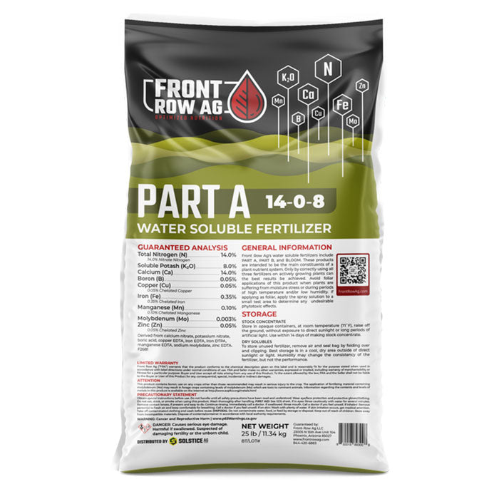 Front Row Ag Part A 14-0-8, 25 lb.