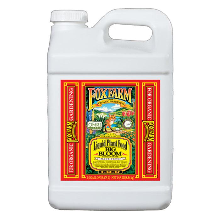 fox farm organic liquid fertilizer FoxFarm Big Bloom Liquid Concentrate, 2.5 Gallon