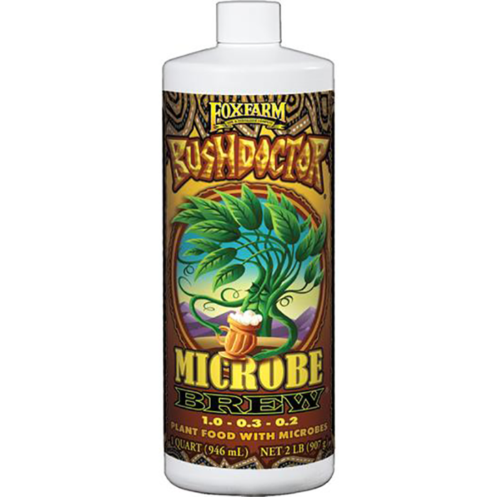 Fox Farm Bushdoctor Microbe Brew, 1 Quart Nutrient Solution