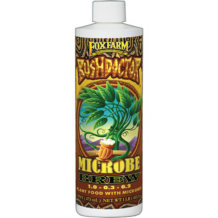 Fox Farm Bushdoctor Microbe Brew, 1 Pint Nutrient Solution
