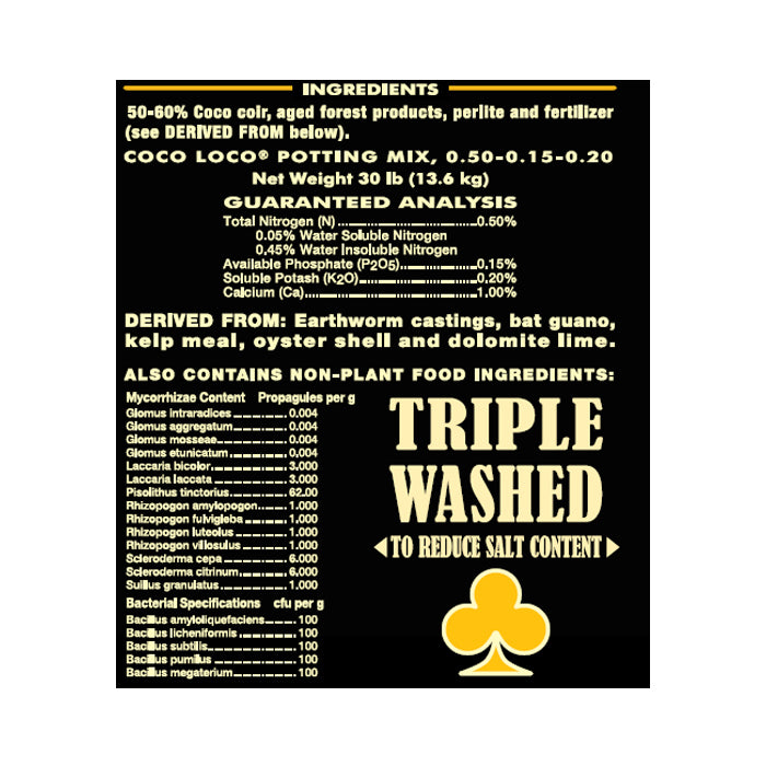 Fox Farm Bushdoctor Coco Loco Potting Mix, 2 Cubic Feet - Pallet of 48 Bags